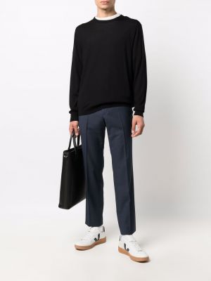 Sweter wełniany Allude czarny