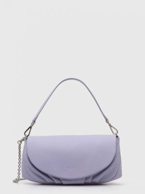 Кожаная сумка через плечо Gianni Chiarini фиолетовая