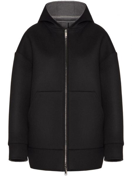 Hoodie Valentino Garavani siyah