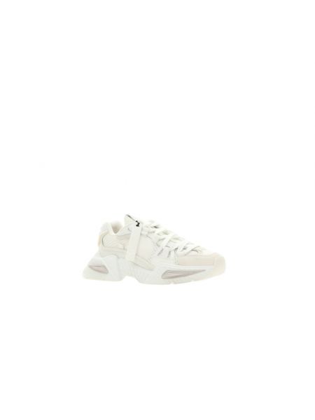 Sneakersy skórzane Dolce And Gabbana białe