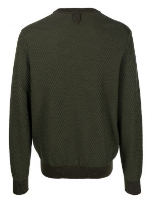 Pull en tricot col rond Billionaire vert