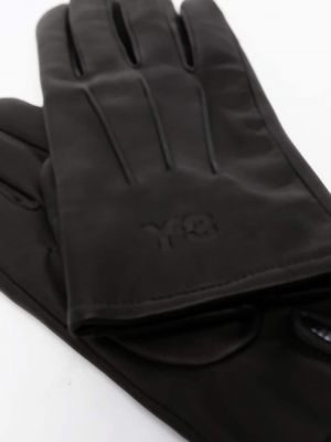 Leder handschuh Y-3 schwarz