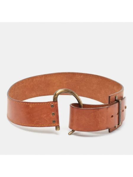 Cinturón de cuero Dolce & Gabbana Pre-owned marrón