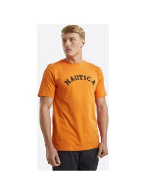 Tričko bez rukávů Nautica oranžové