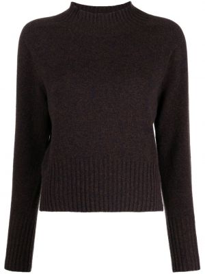 Sweter z wełny merino Ymc brązowy