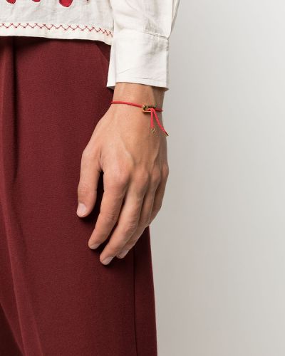 Bracelet tressé Nialaya Jewelry rouge