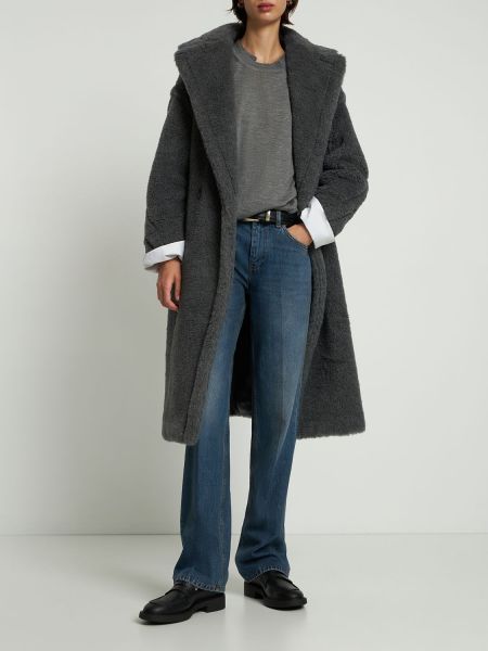 Cappotto di lana Max Mara grigio