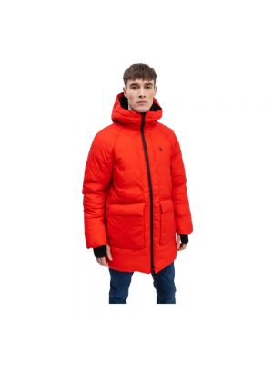 Płaszcz zimowy Calvin Klein czerwony