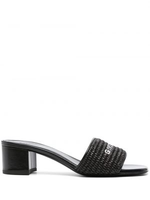 Papuci tip mules cu broderie Givenchy