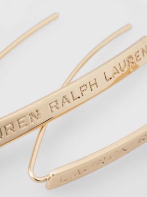Naušnice Lauren Ralph Lauren zlatna