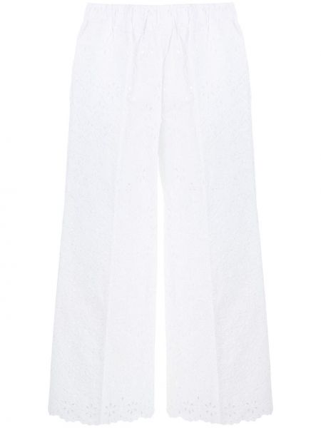 Pantalones con bordado P.a.r.o.s.h. blanco
