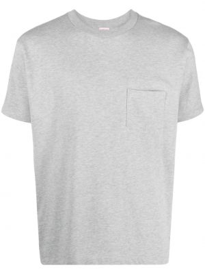 Bavlnené tričko Fursac sivá