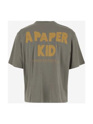 Hemd mit print A Paper Kid grün