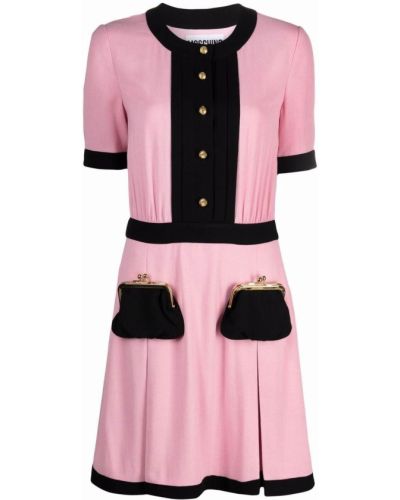 Mini vestido Moschino rosa