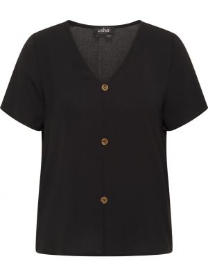 Черная блузка Usha