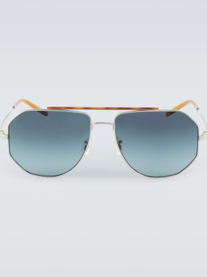 Okulary przeciwsłoneczne Brunello Cucinelli niebieskie