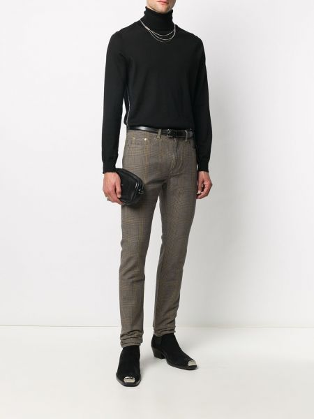 Pantalones skinny Saint Laurent marrón