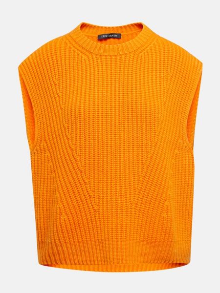Кашемировый пуловер без рукавов Iris Von Arnim оранжевый