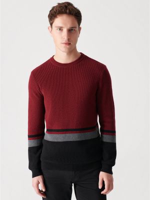 Dryžuotas megztinis Avva bordinė