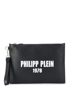 Bolso clutch Philipp Plein negro