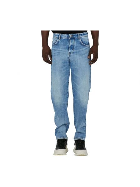 Skinny jeans mit taschen John Richmond blau