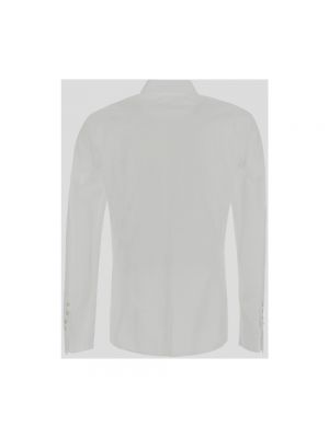 Camisa con botones de algodón Sapio blanco