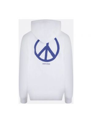 Oversize hoodie mit print Marcelo Burlon weiß