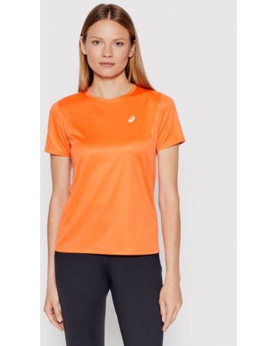 Priliehavé športové tričko Asics oranžová