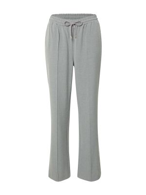 Pantalon en tricot plissé Gina Tricot gris