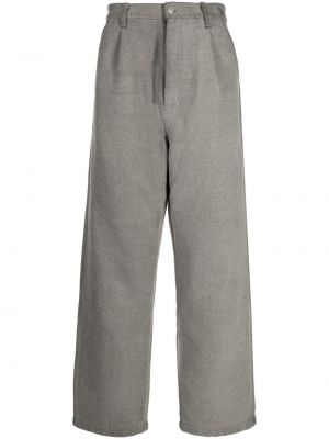 Pantalon droit plissé Izzue gris