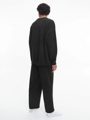 Oversized mikina Calvin Klein Underwear čierna