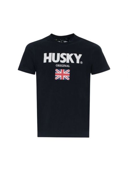 T-shirt aus baumwoll Husky Original blau