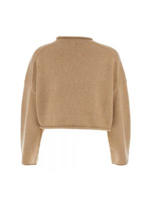 Sweter oversize Jw Anderson brązowy