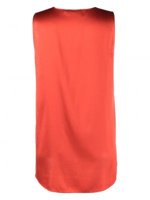 Ärmelloser bluse mit v-ausschnitt Antonelli rot