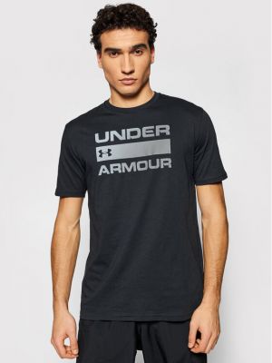 Relaxed fit marškinėliai Under Armour juoda