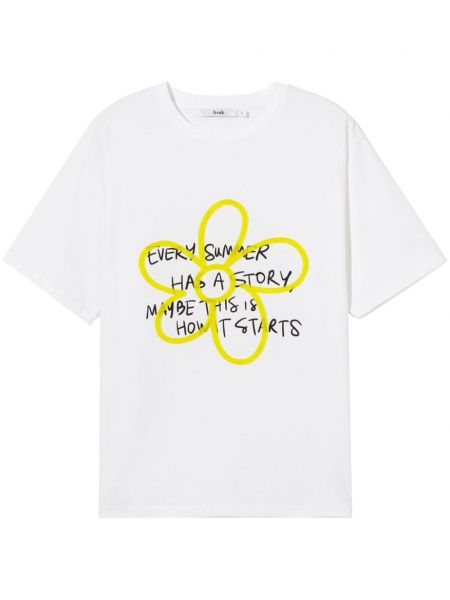 T-shirt avec imprimé slogan à imprimé B+ab blanc