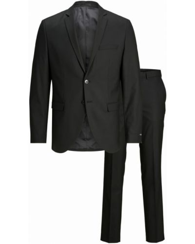 Oblek Jack & Jones Plus čierna