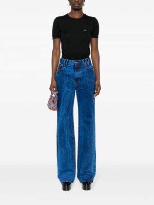 Proste jeansy Vivienne Westwood niebieskie