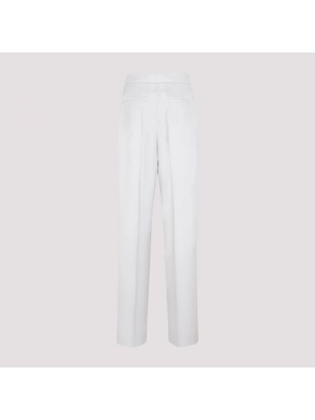 Pantalones de lana Fabiana Filippi blanco