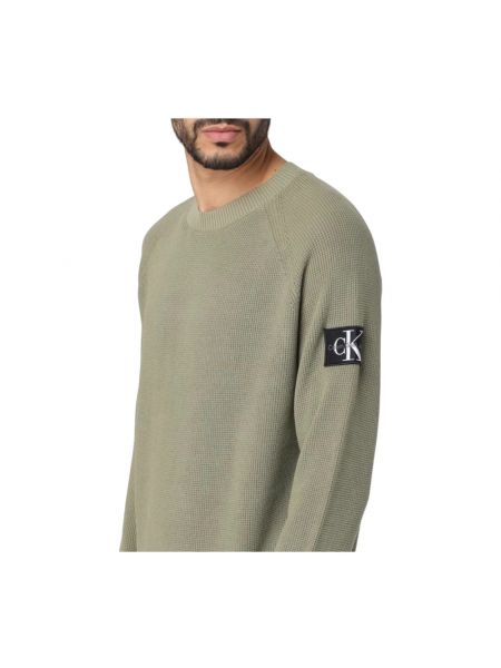 Sweter Calvin Klein zielony