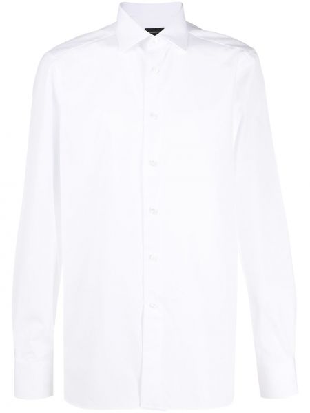 Camisa con botones Ermenegildo Zegna blanco