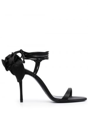 Saténové sandále Magda Butrym čierna