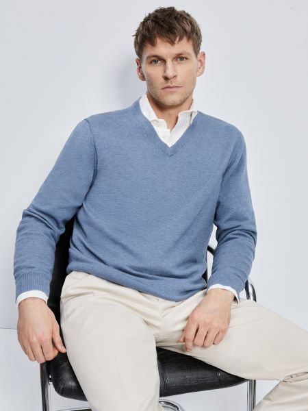 Jersey de seda de algodón de tela jersey Emidio Tucci beige