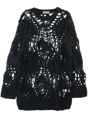 Vlnený sveter Yohji Yamamoto čierna