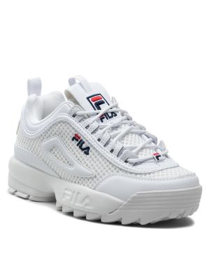Sneakers από διχτυωτό Fila Disruptor λευκό