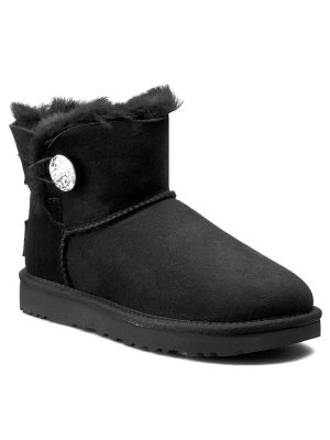 Čizme za snijeg s gumbima Ugg crna