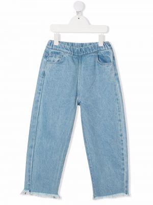 Tapered fit jeans for jenter Marques'almeida Kids blå