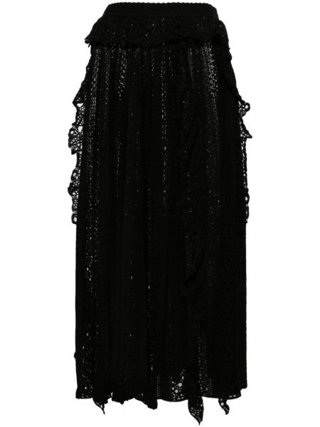 Maksi suknja Chloé crna