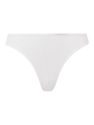 Tangas transparentes de encaje Calvin Klein Underwear blanco
