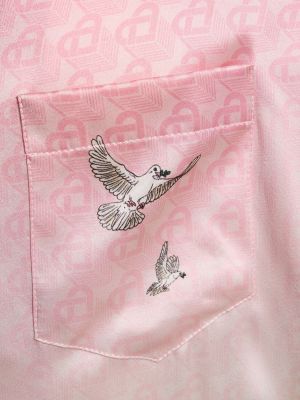 Копринена риза Casablanca розово